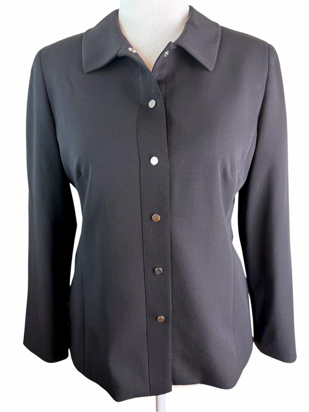 Doncaster Blazer Snap Front Collared Size 10